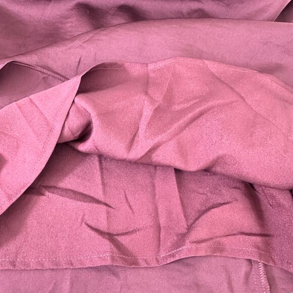 Aritzia Sunday Best Womens Spencer Mini Slip Dress Szie 8 Satin Cowl Dark Red - Picture 7 of 10